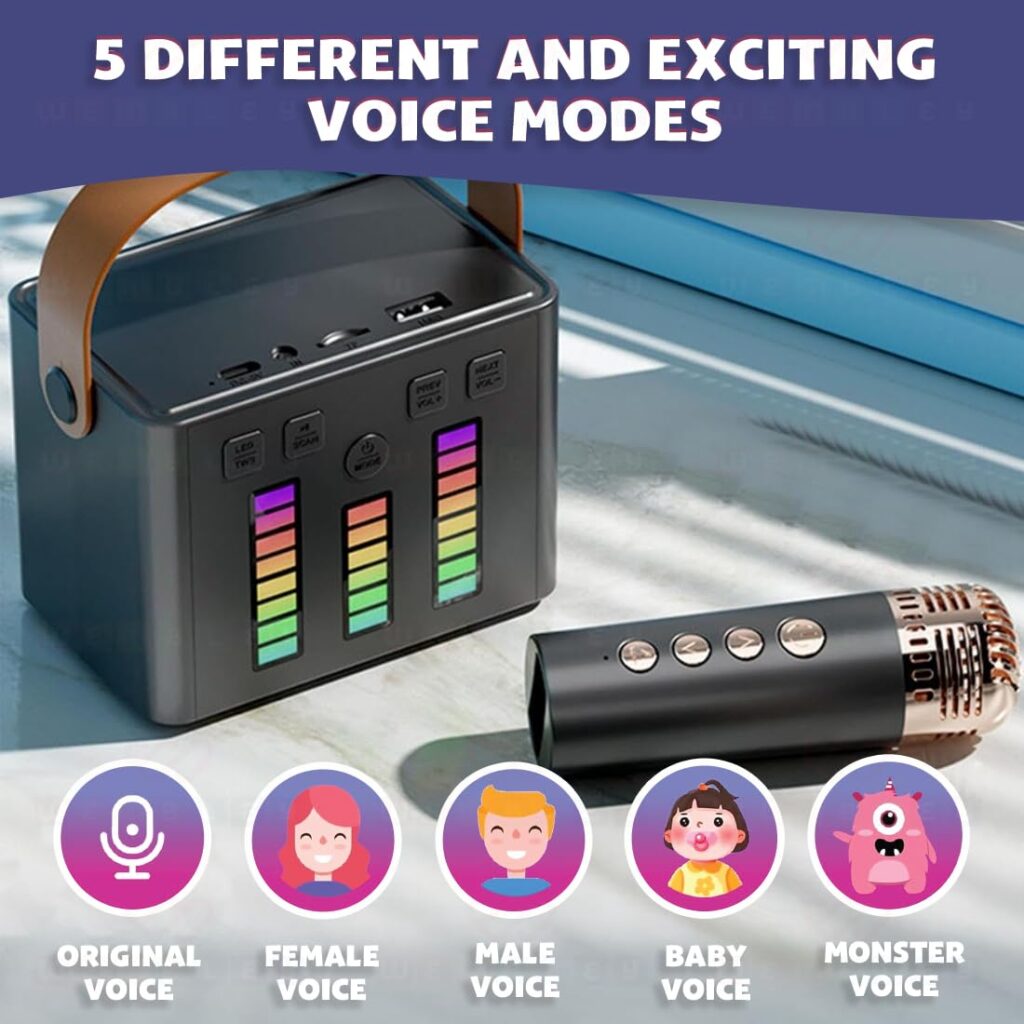 Wembley Birthday Rechargeable Bluetooth Microphone