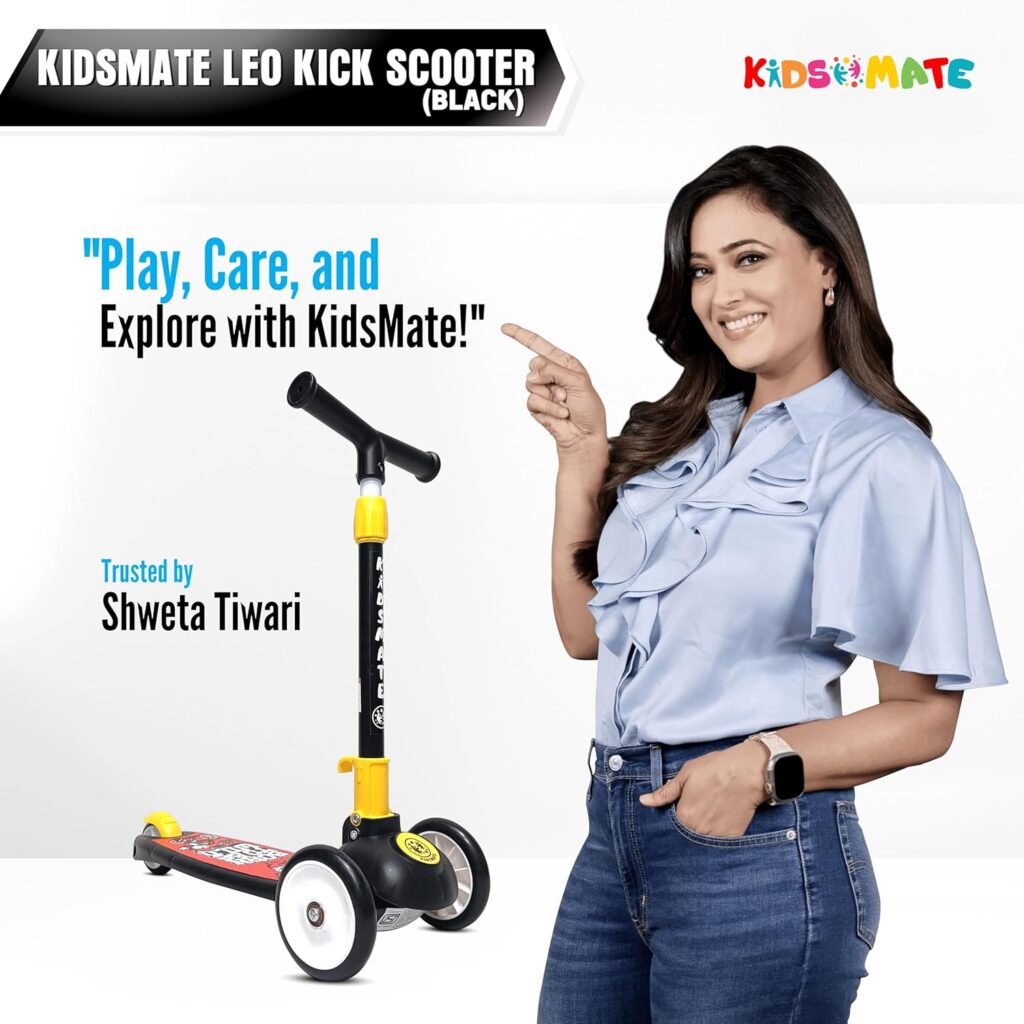 Kidsmate Scooter Adjustable Foldable Attractive