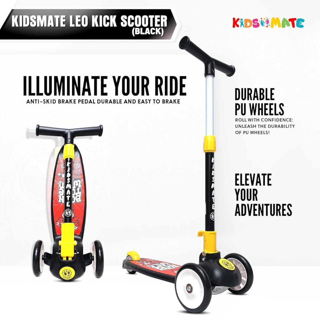 Kidsmate Scooter Adjustable Foldable Attractive